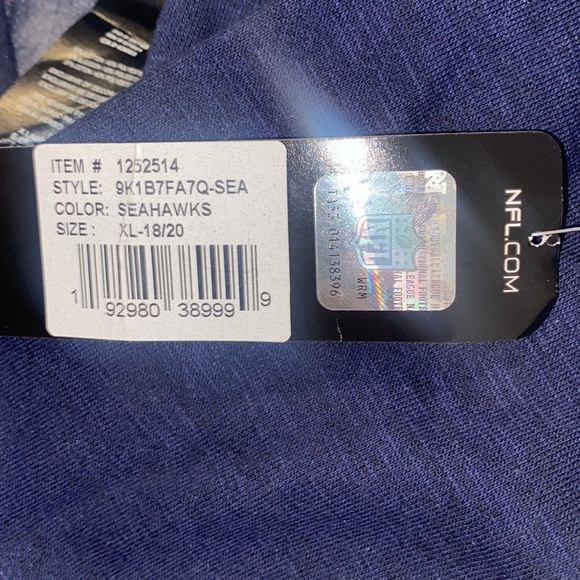 NWT Seahawks Hoodie Size XL - Picture 8 of 8